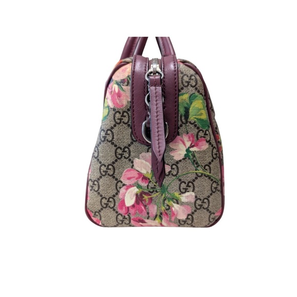 Gucci Floral Satchel Bag - Pink and Green - Picture 5 of 16